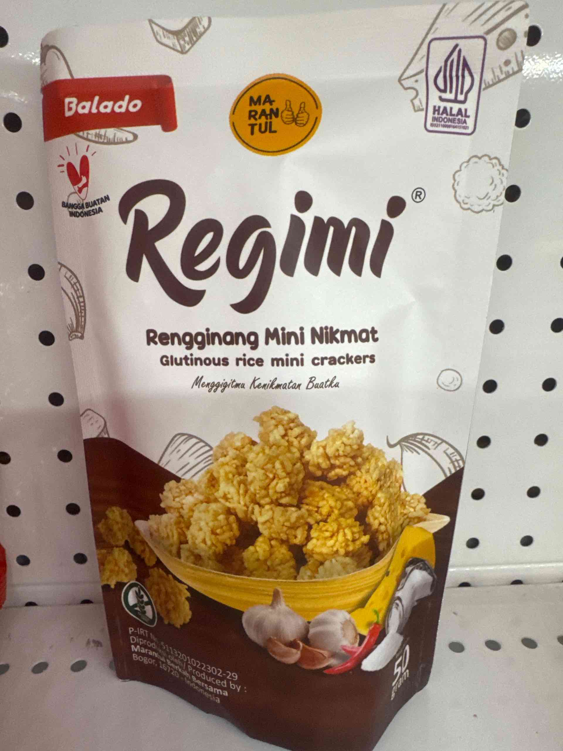 Regimi Rengginang Balado