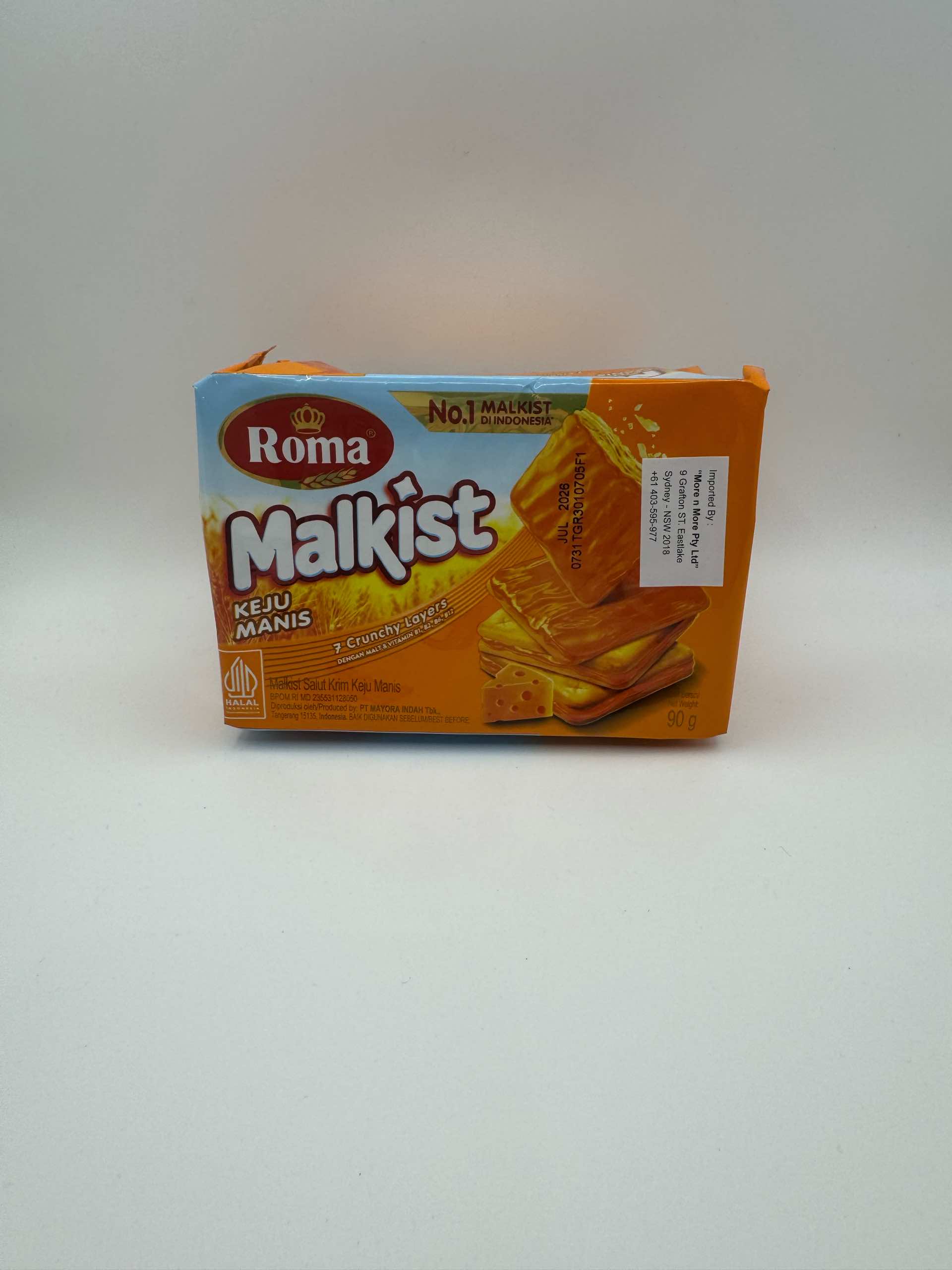 Malkist Roma Keju Manis 90 g