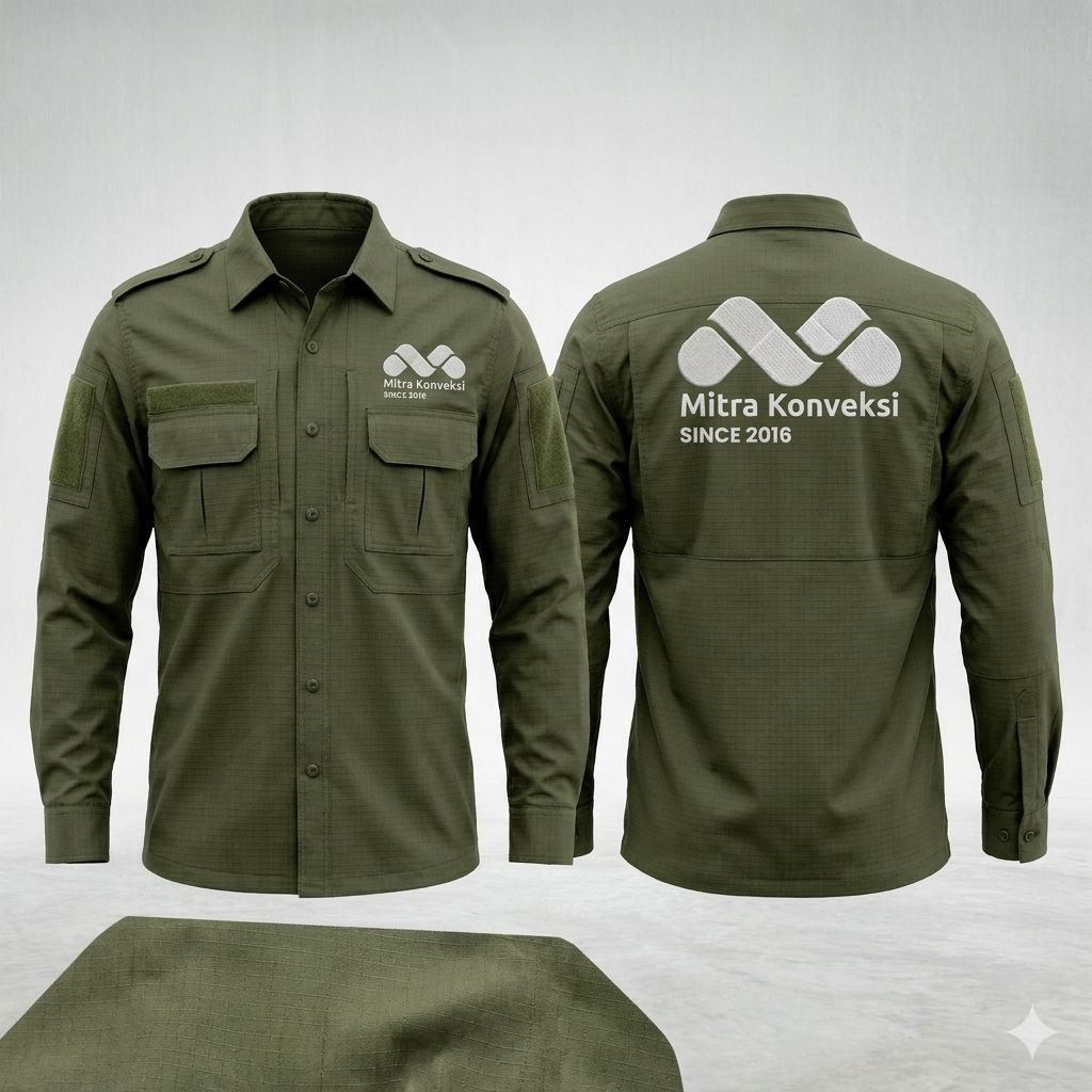 Kemeja PDH/PDL - Ribstop Katun