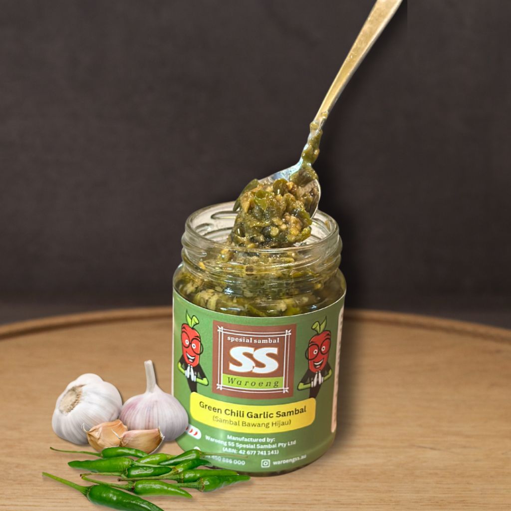 Small Green Chili Garlic Sambal - 140 g 1